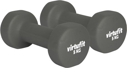 VirtuFit Vinyl Dumbbell Set Pro - 2 x 5 kg