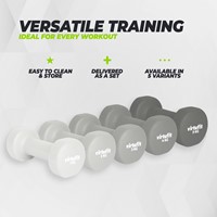 VirtuFit Vinyl Dumbbell Set Pro - 2 x 2 kg-3