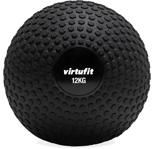 VirtuFit Slam Ball – Fitness Bal – 12 kg – Zwart