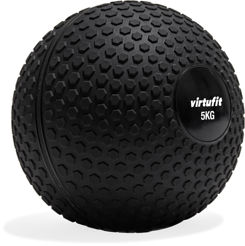 VirtuFit Slam Ball - Fitness Bal - 5 kg - Zwart-2