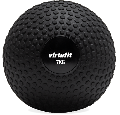 VirtuFit Slam Ball – Fitness Bal – 7 kg – Zwart