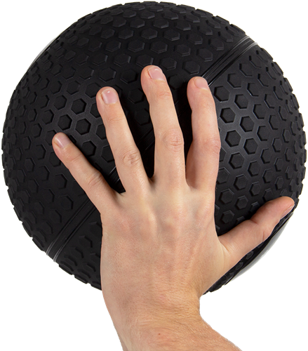 VirtuFit Slam Ball met hand