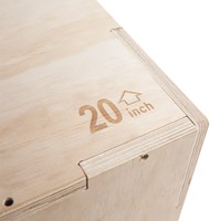 VirtuFit Houten Plyo Box 3-in-1 - Klein - 40 x 45 x 50 cm