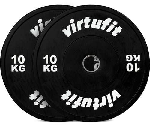 VirtuFit Bumper Plate - Olympische Halterschijf van Rubber - 50 mm - set 2 x 10 kg-2