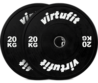 VirtuFit Bumper Plate - Olympische Halterschijf van Rubber - 50 mm - set 2 x 20 kg-2