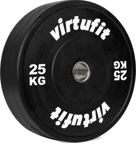 VirtuFit Bumper Plate - Olympische Halterschijf van Rubber - 50 mm - 25 kg