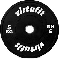 VirtuFit Bumper Plate - Olympische Halterschijf van Rubber - 50 mm - 5 kg-2