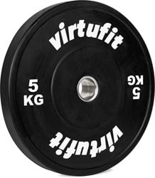 VirtuFit Bumper Plate - Olympische Halterschijf van Rubber - 50 mm - 5 kg