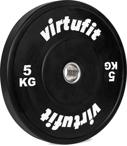 VirtuFit Bumper Plate - Olympische Halterschijf van Rubber - 50 mm - 5 kg