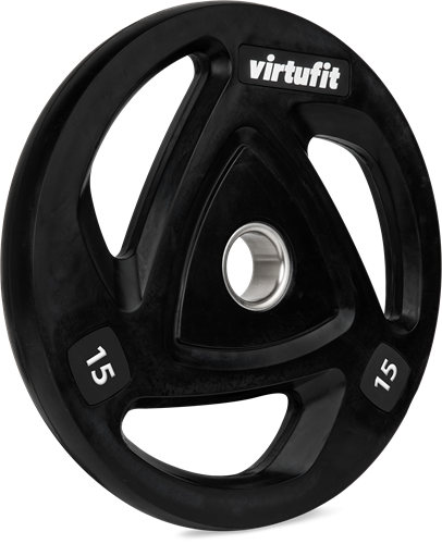 VirtuFit Olympische Rubberen Halterschijf - 15 kg
