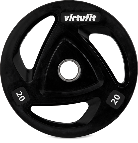 VirtuFit Olympische Rubberen Halterschijf - 20 kg-2