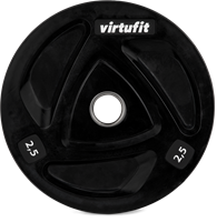 VirtuFit Olympische Rubberen Halterschijf - 2.5 kg-2