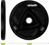 VirtuFit Olympische Rubberen Halterschijf - maten