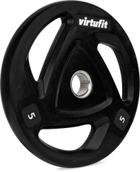 VirtuFit Olympische Rubberen Halterschijf - 5 kg