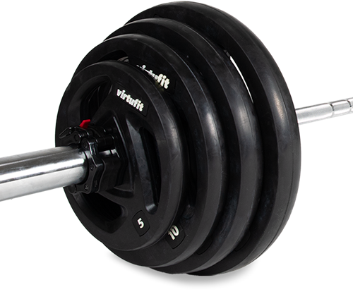 VirtuFit Olympische Rubberen Halterset - 120 kg-3