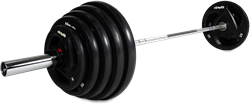 VirtuFit Olympische Rubberen Halterset - 170 kg