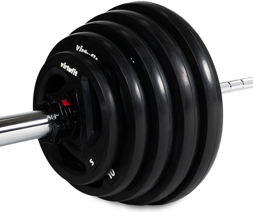 VirtuFit Olympische Rubberen Halterset - 170 kg-3
