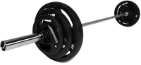 VirtuFit Olympische Rubberen Halterset - 90 kg