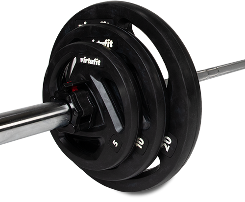VirtuFit Olympische Rubberen Halterset - 90 kg-3