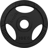VirtuFit Olympische Gietijzeren Halterschijf - 10 kg-2