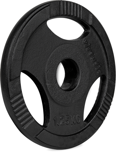 VirtuFit Olympische Gietijzeren Halterschijf - 1.25 kg