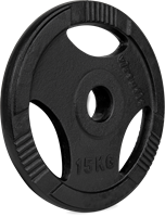 VirtuFit Olympische Gietijzeren Halterschijf - 15 kg