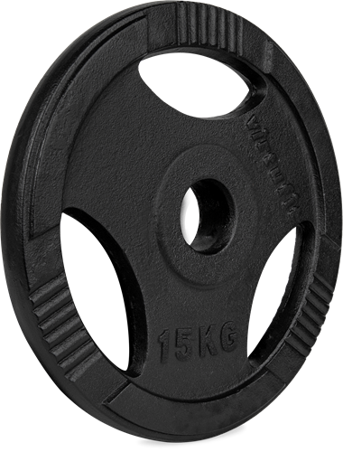 VirtuFit Olympische Gietijzeren Halterschijf - 15 kg