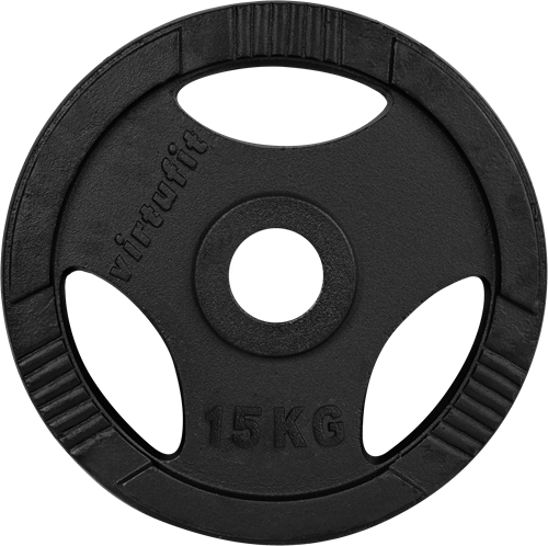 VirtuFit Olympische Gietijzeren Halterschijf - 15 kg-2