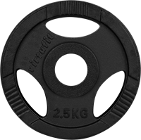 VirtuFit Olympische Gietijzeren Halterschijf - 2.5 kg-2