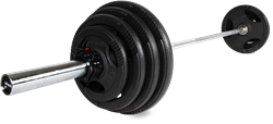 VirtuFit Olympische Gietijzeren Halterset - 120 kg