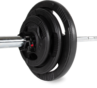 VirtuFit Olympische Gietijzeren Halterset - 90 kg-3