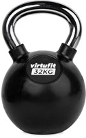 VirtuFit Kettlebell - Rubber/Chroom - 32 kg-2
