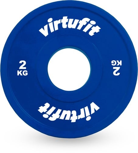 VirtuFit Olympische Fractional Plate - Halterschijf - Bumper Plate -  2 kg-2