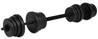 VirtuFit Verstelbare Dumbbellset - 2 in 1 Set - 30 kg - Vinyl-2