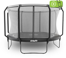 VirtuFit Premium Trampoline met Veiligheidsnet - Zwart - 366 cm