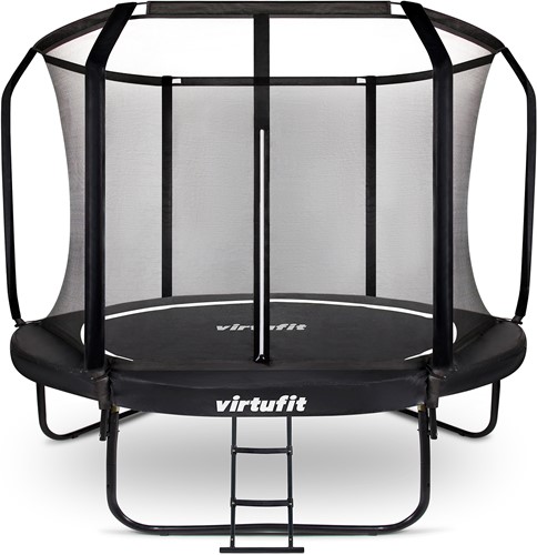 VirtuFit Premium Trampoline met Veiligheidsnet - Zwart - 251 cm-2