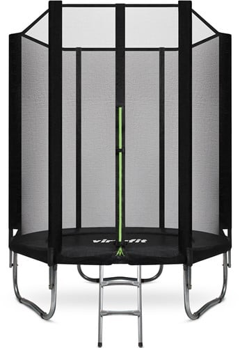 VirtuFit Trampoline met Veiligheidsnet - Zwart - 183 cm