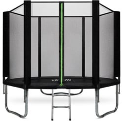 VirtuFit Trampoline met Veiligheidsnet - Zwart - 251 cm