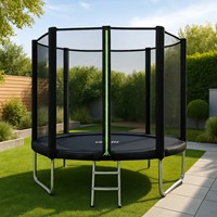 VirtuFit Trampoline met Veiligheidsnet - Zwart - 251 cm-2