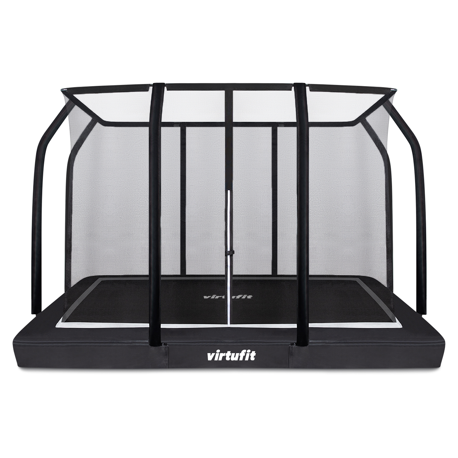 Eervol vonnis Kwelling VirtuFit Premium Inground Trampoline met Veiligheidsnet - Zwart - 183 x 274  cm | Fitwinkel.nl
