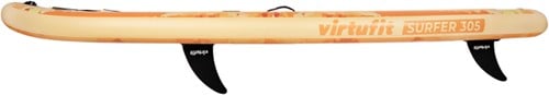 VirtuFit Supboard Surfer 305 - Oranje - Zijaanzicht zonder mast - Gewijzigde foto vinnen