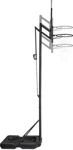 VirtuFit Pro Verstelbare Basketbalpaal - 145 tot 305 cm - Tweedekans-2