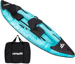 VirtuFit Kayak 335 - Turquoise - Met Kajak zitjes en draagtas - Tweedekans