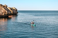 VirtuFit Kayak 335 - Turquoise - Met Kajak zitjes en draagtas-3