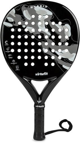 VirtuFit Hybrid Padel Racket - Zwart - Grijs-2