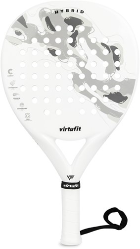 VirtuFit Hybrid Padel Racket - Wit - Grijs-2