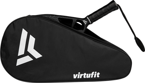 VirtuFit Padel Racket Draagtas - Zwart - Wit-2