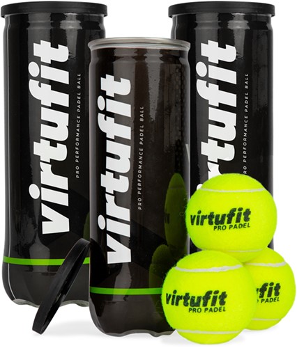 VirtuFit Pro Padel Ballen - Set / 9 ballen