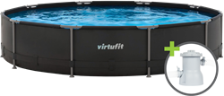 VirtuFit Rond Zwembad - 366 cm - Inclusief Filterpomp - Tweedekans