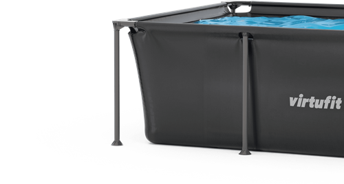 VirtuFit Zwembad Rechthoekig 260x180 cm Compleet Pakket-3